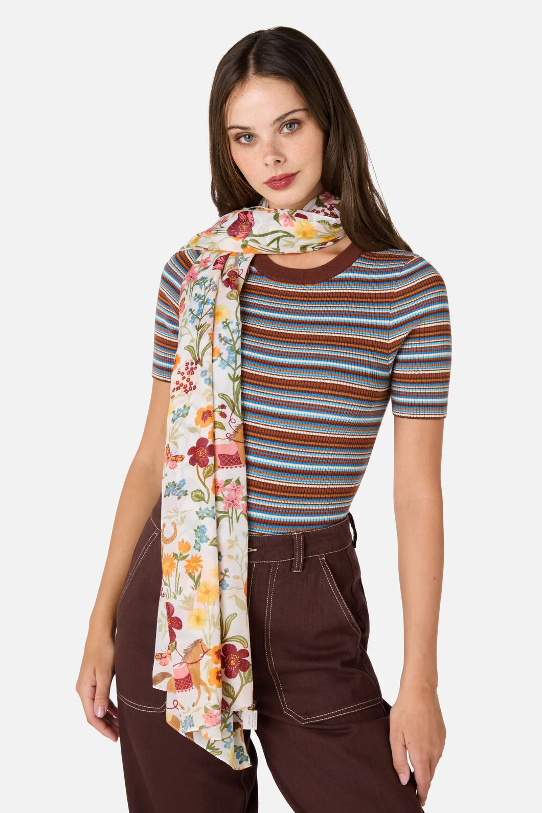Fancy Horses Soft Scarf