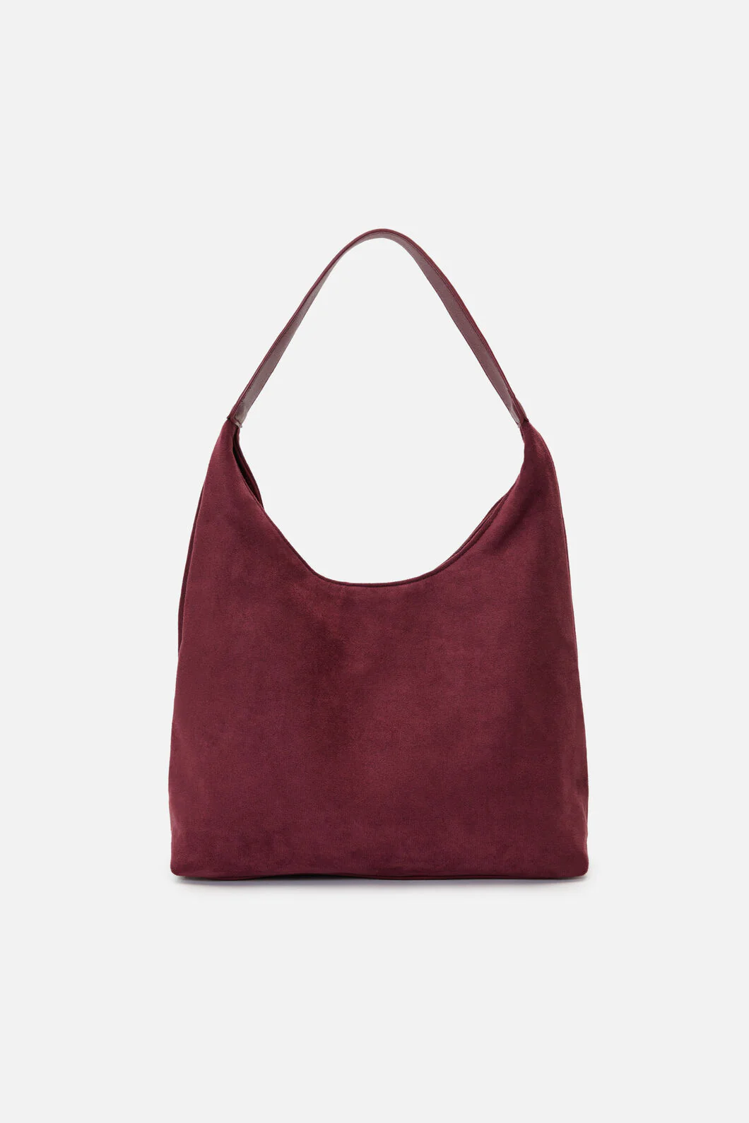 Faux Suede Slouch Bag - Image 3