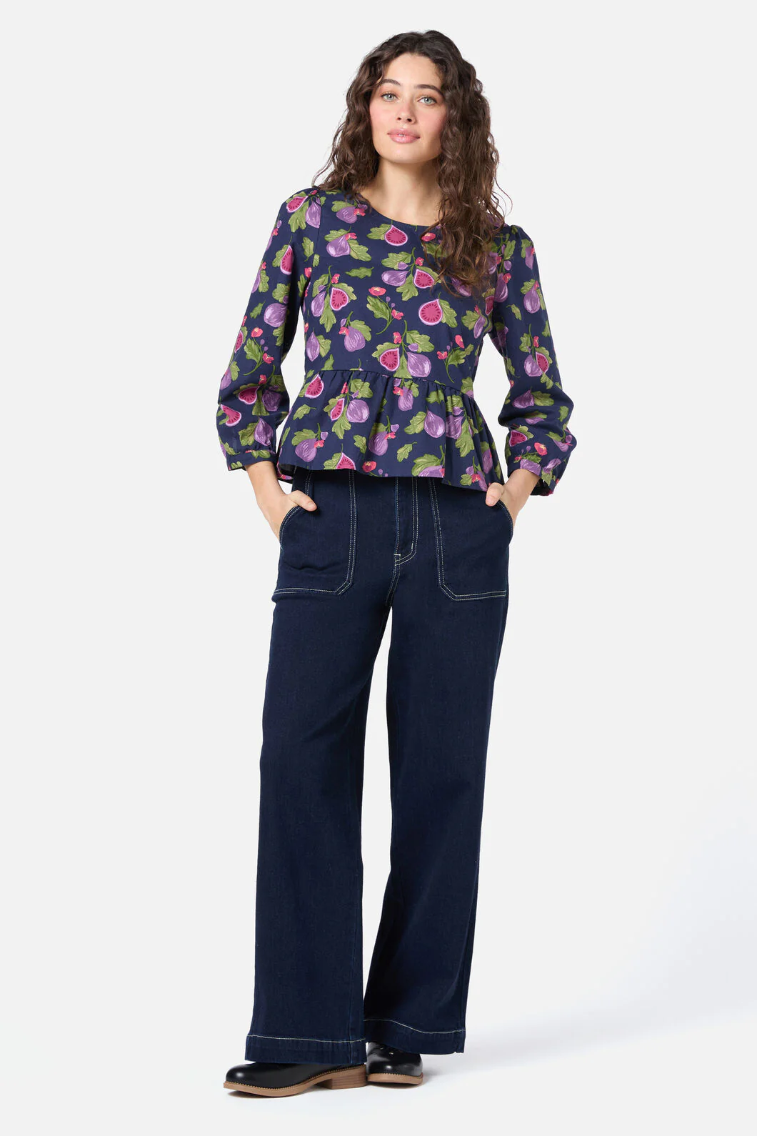 Fig Smock Top - Image 2