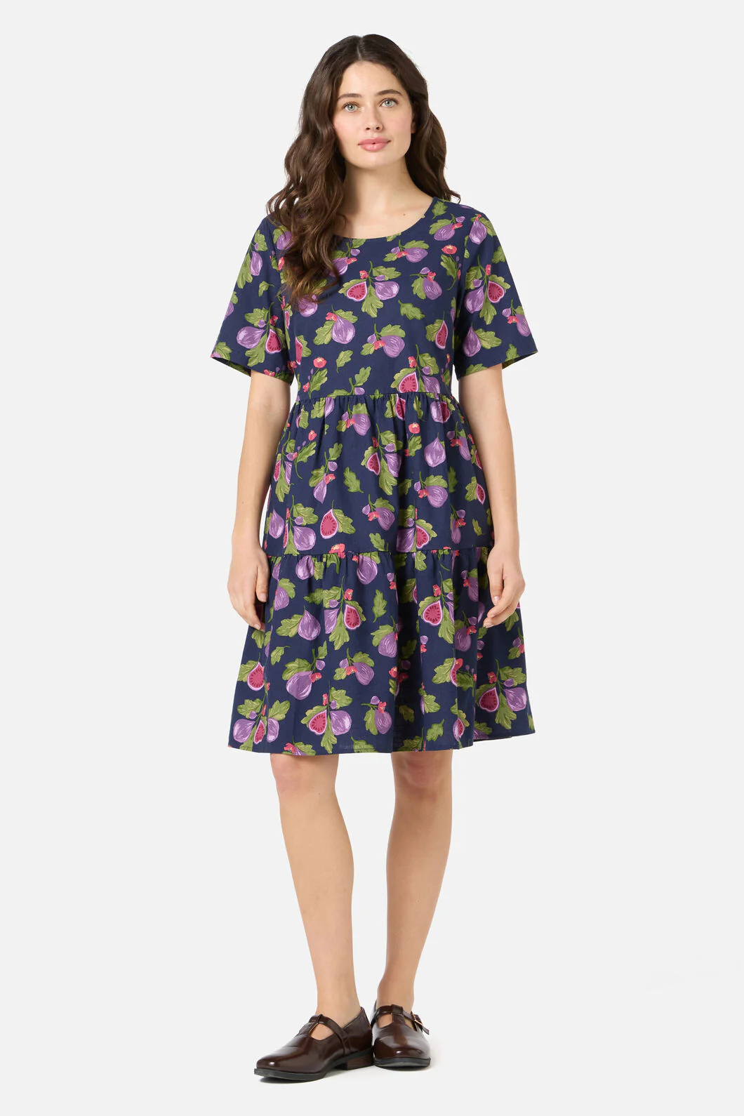 Fig Tiered Smock Dress - Image 3