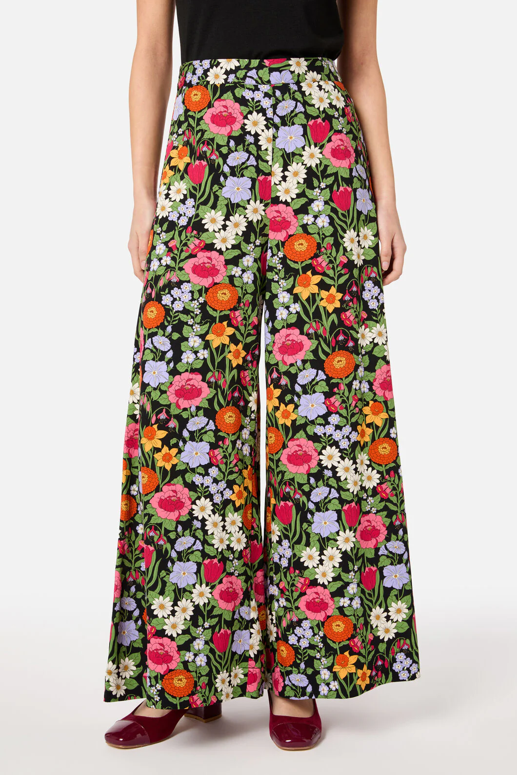 Floral Field Palazzo Pant - Image 6