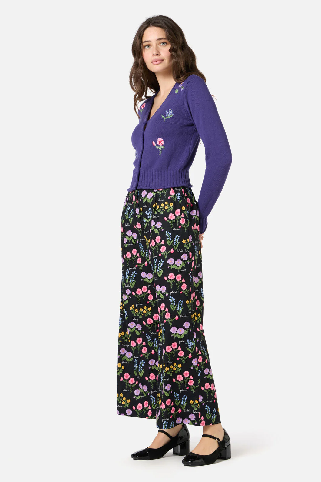 Flower Patch Emb Cardigan - Image 3