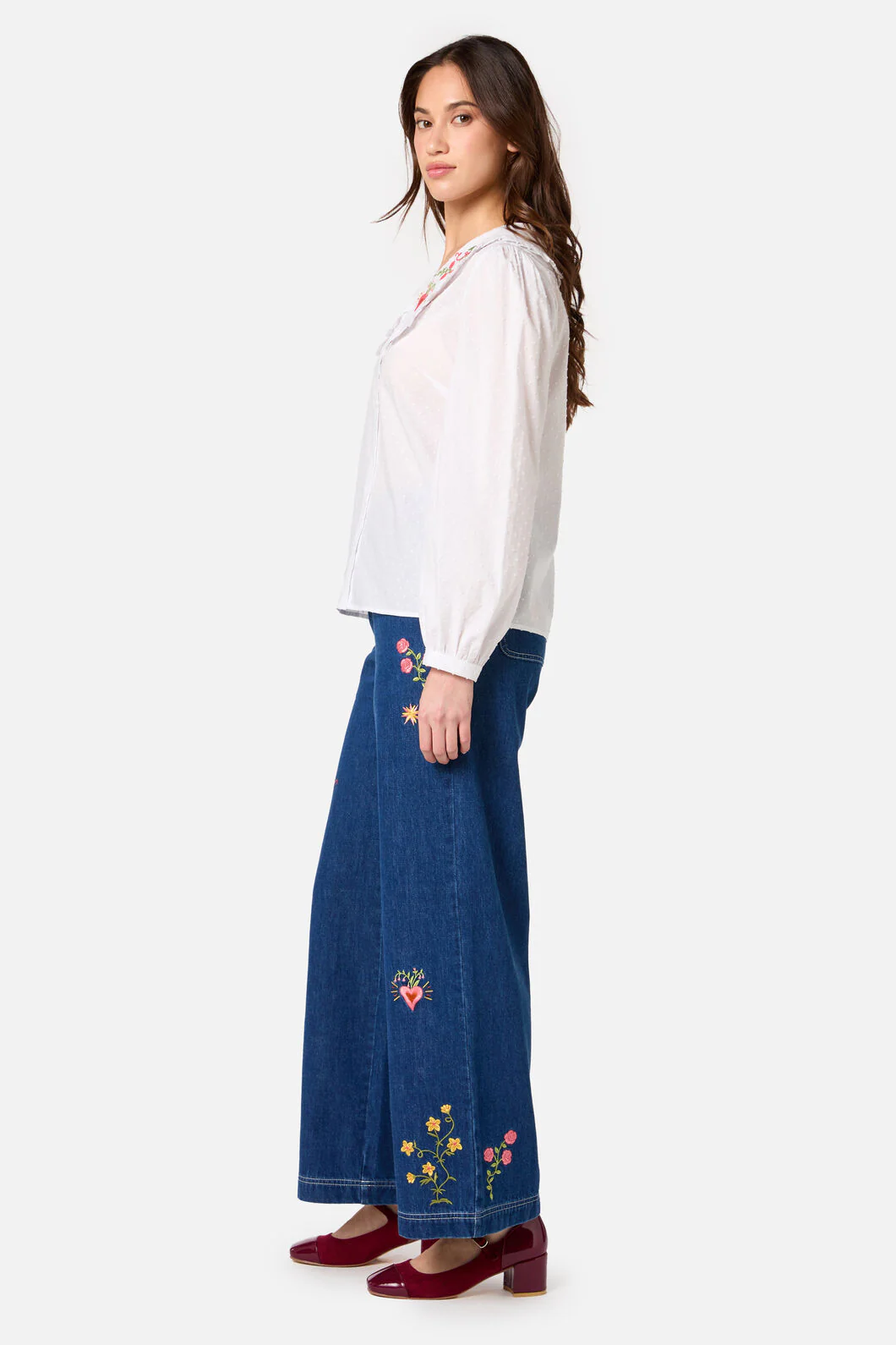 Folk Art Embroidered Blouse - Image 7