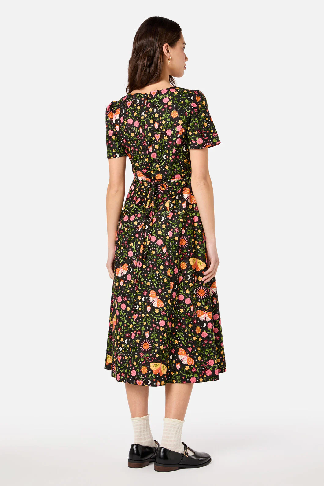 Folk Art Midi Dress - Image 5