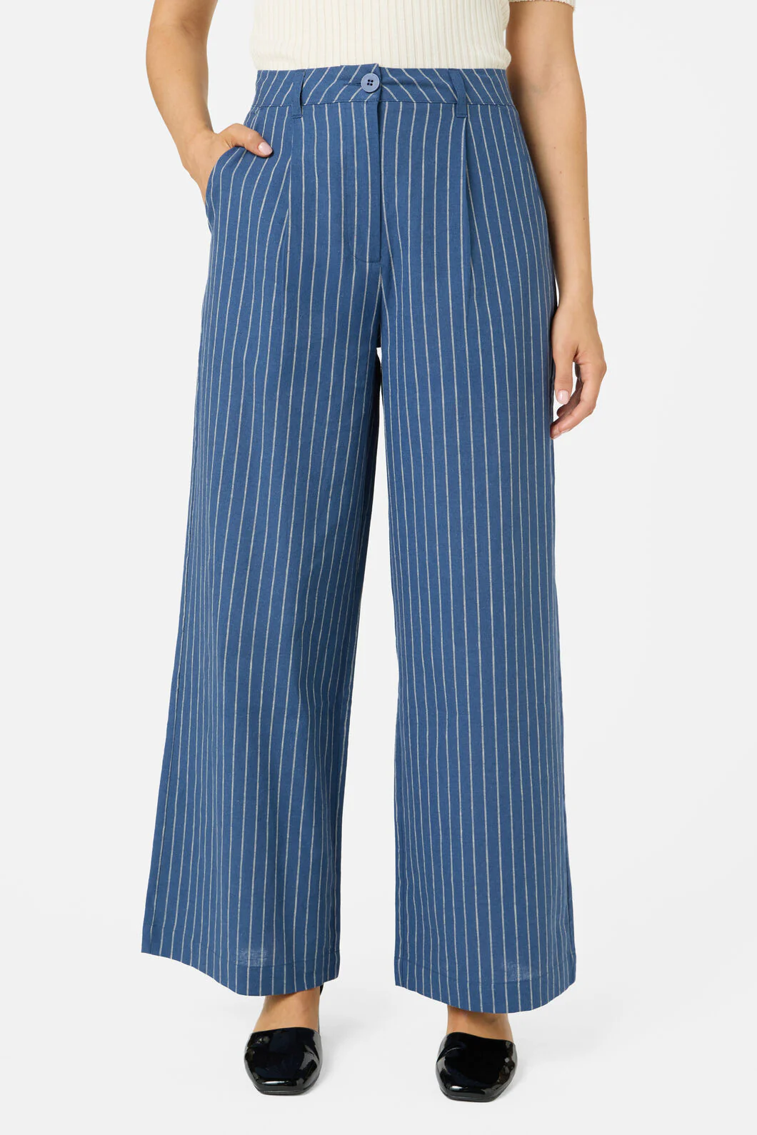 Frankie Pinstripe Pant - Image 4