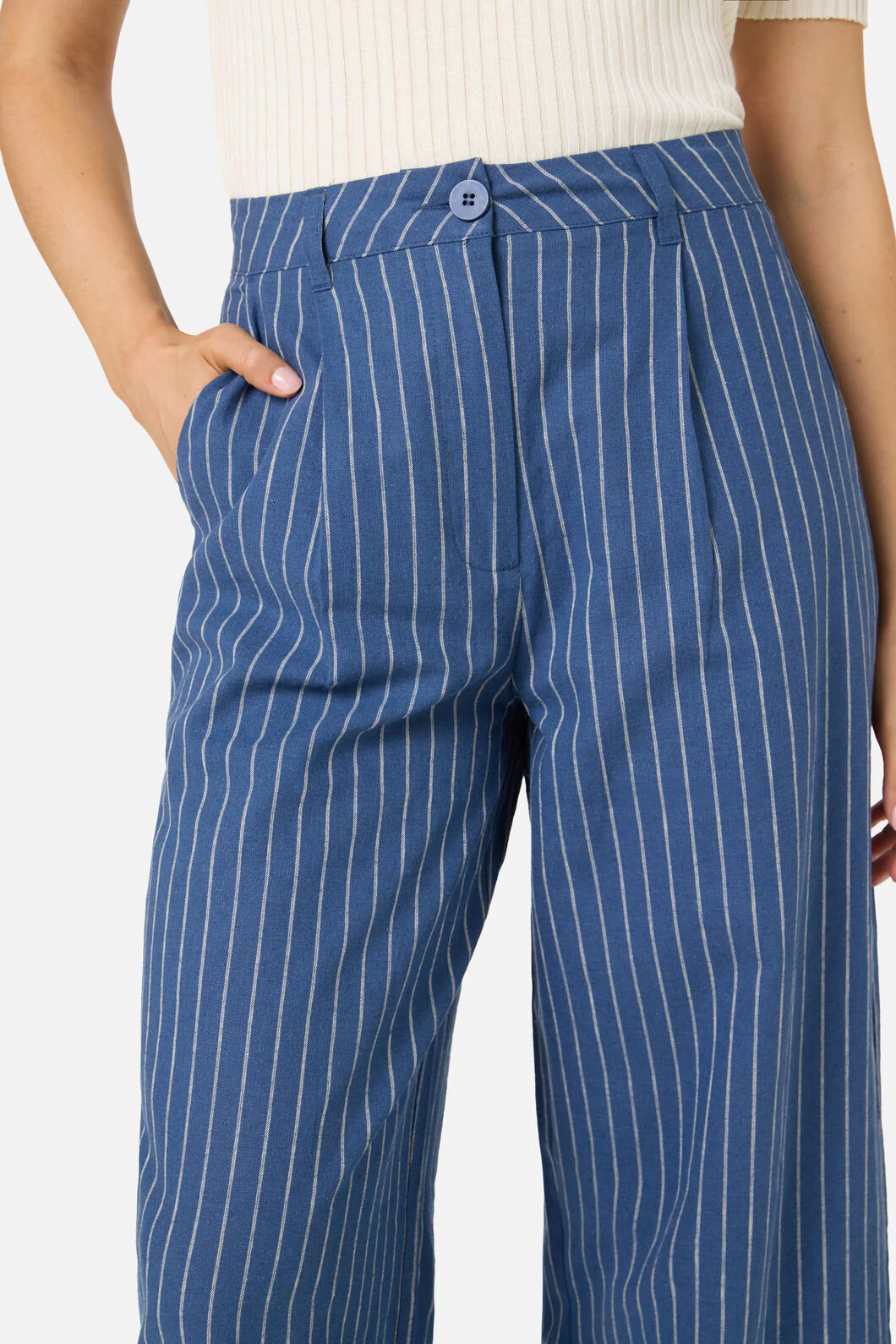 Frankie Pinstripe Pant - Image 9