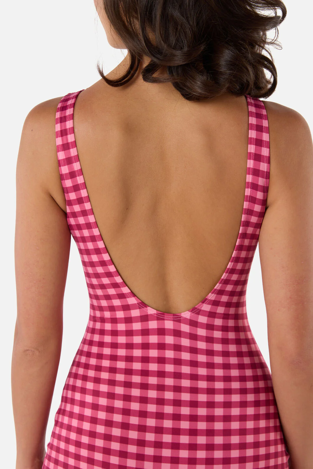 Gingham Boyleg One Piece - Image 14