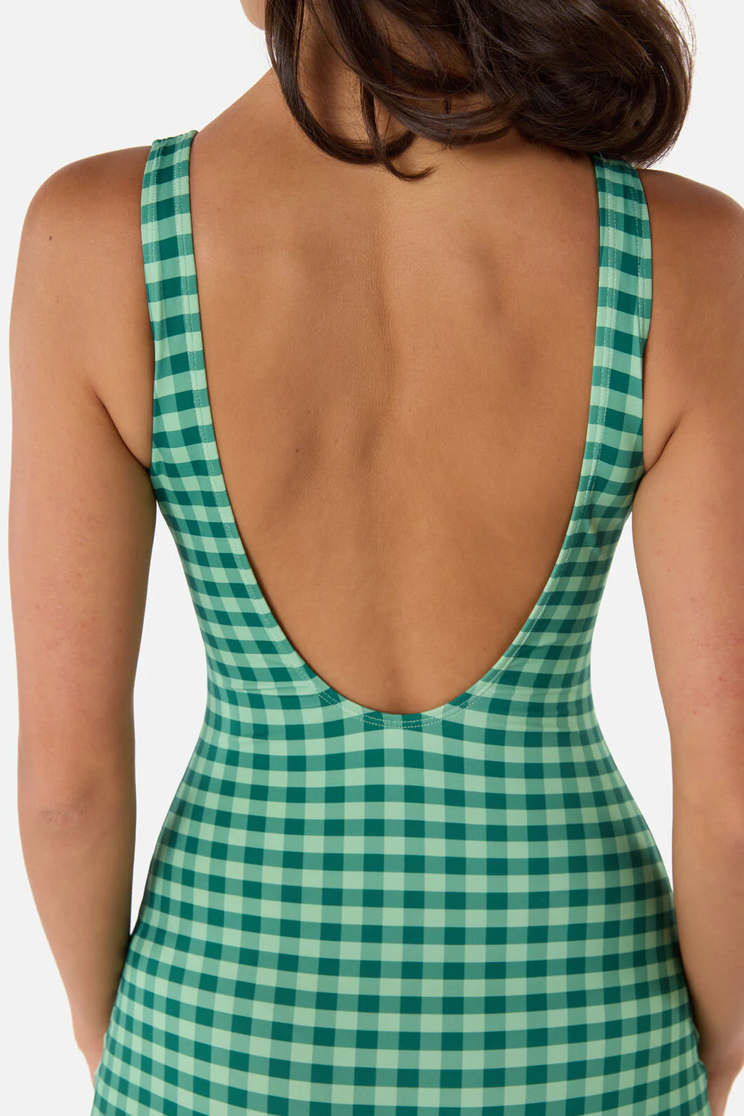 Gingham Boyleg One Piece - Image 8