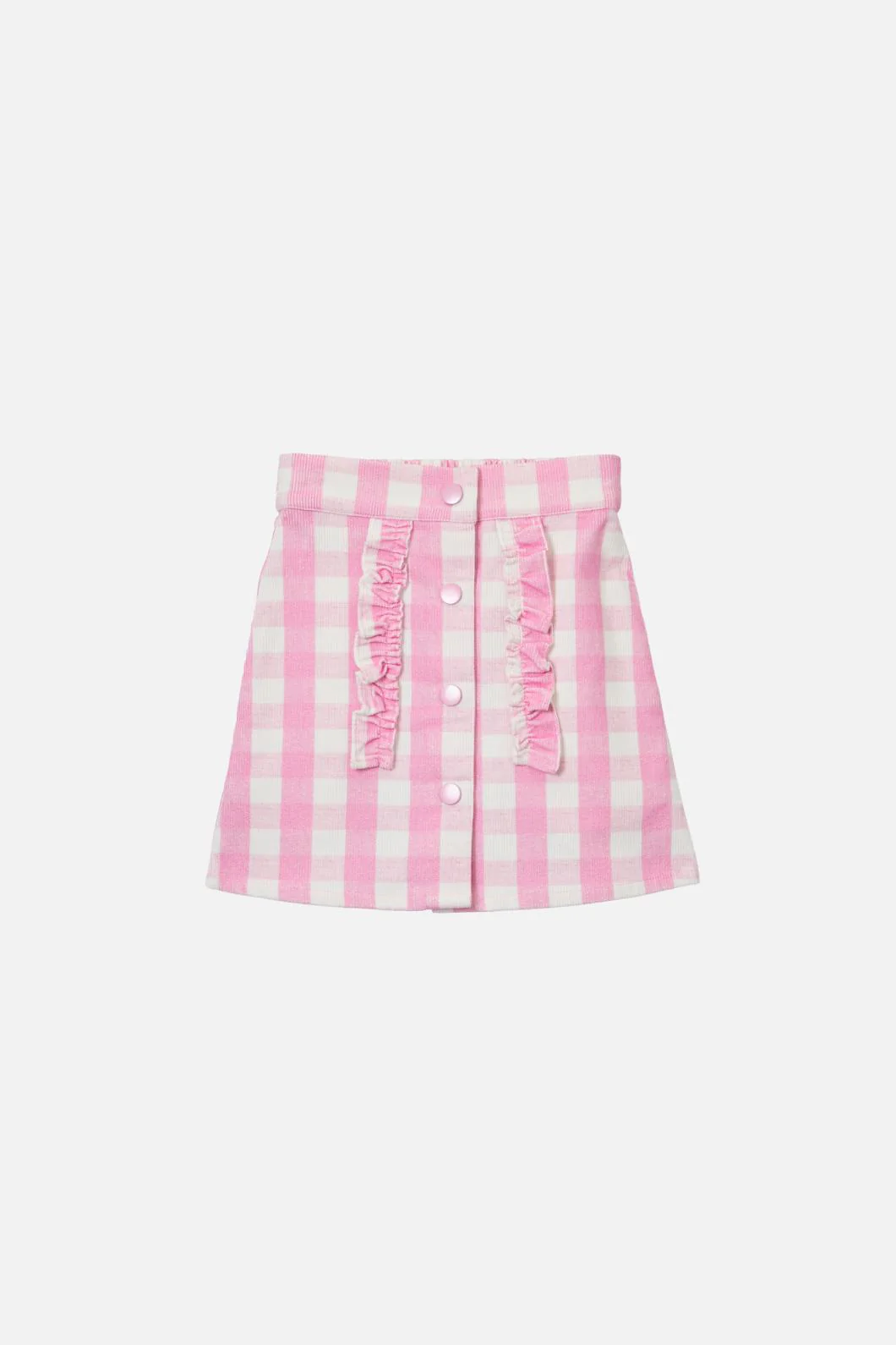 Gingham Kids Frill Skirt - Image 2