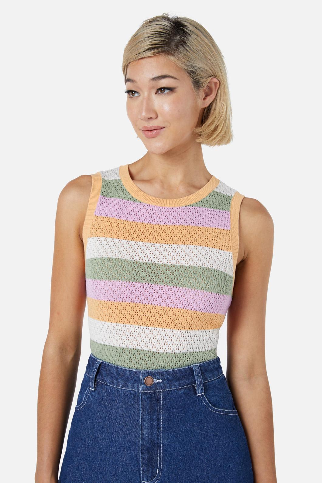 Grace Stripe Knit Top - Image 5