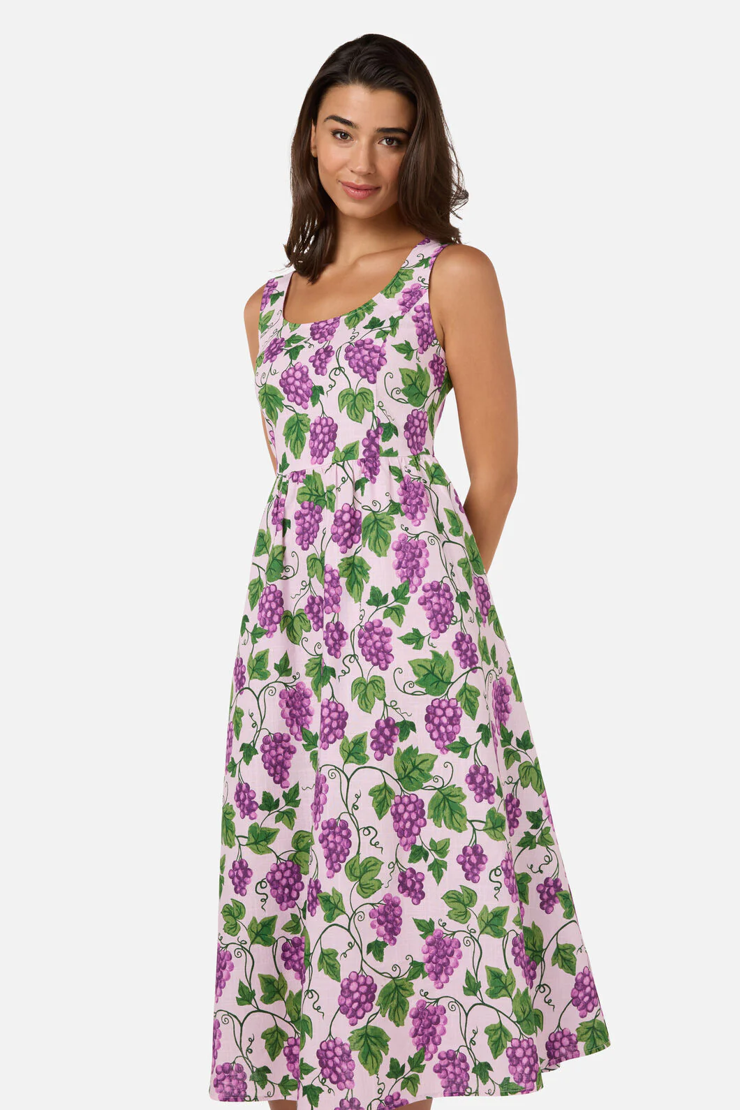 Grape Vine Midi Dress - Image 3