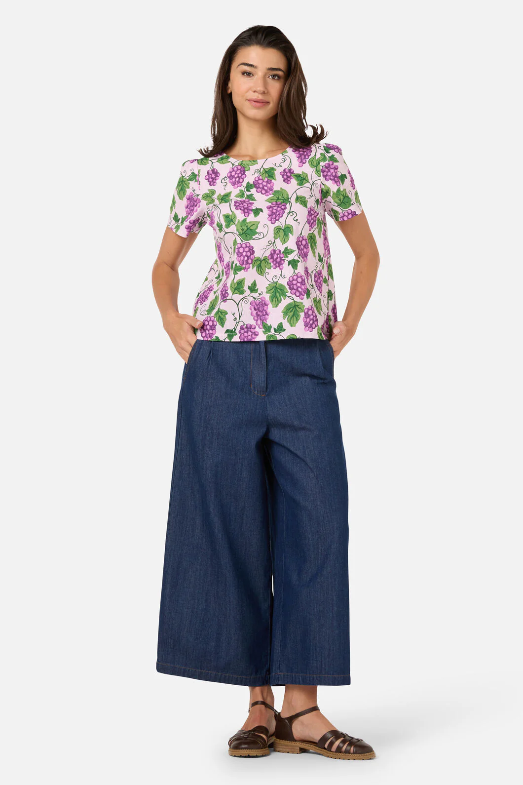 Grape Vine Short Sleeve Top - Image 2