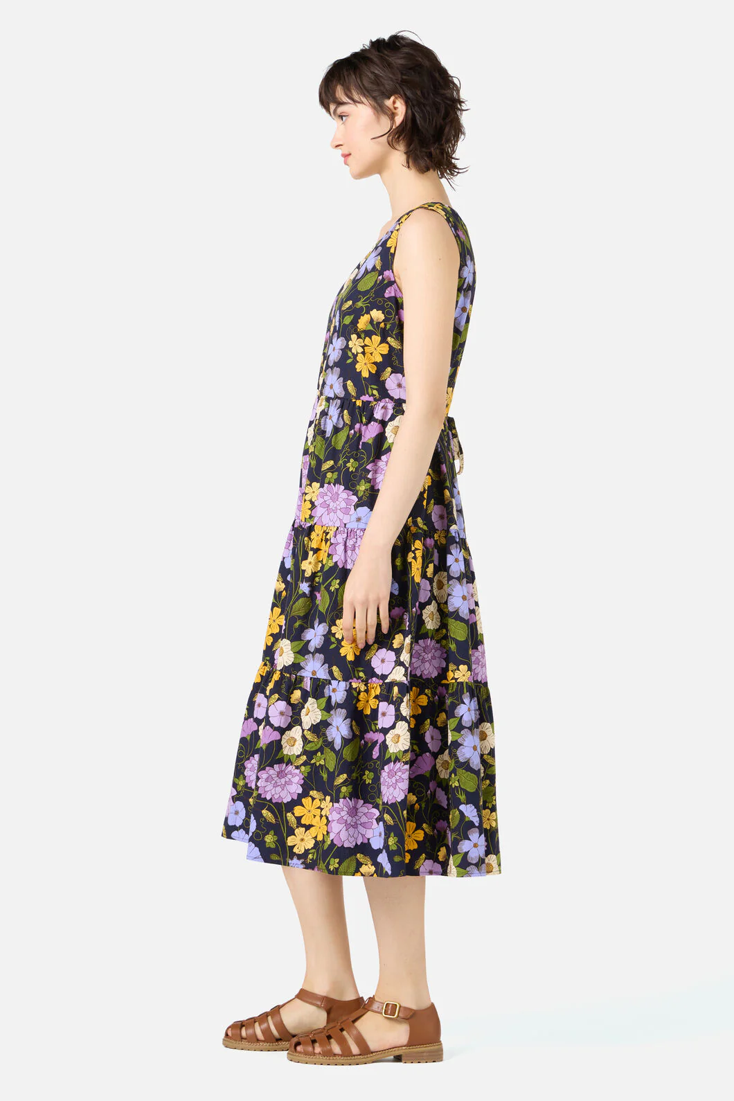 Grasshopper Floral Midi Dress - Image 4