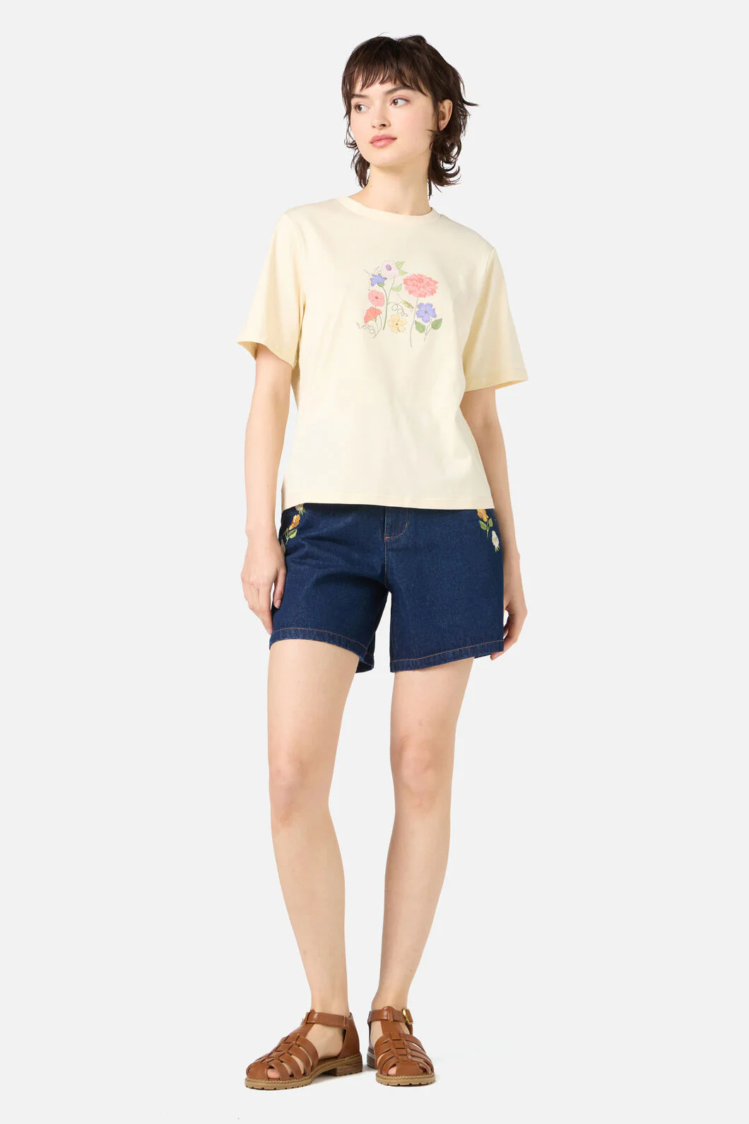 Grasshopper Floral Relaxed Tee - Image 2