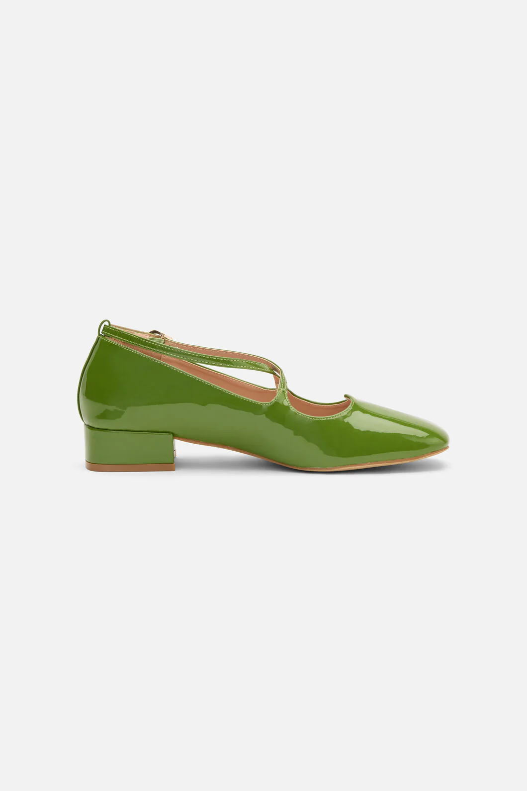 Green Patent Heart Heel - Image 3