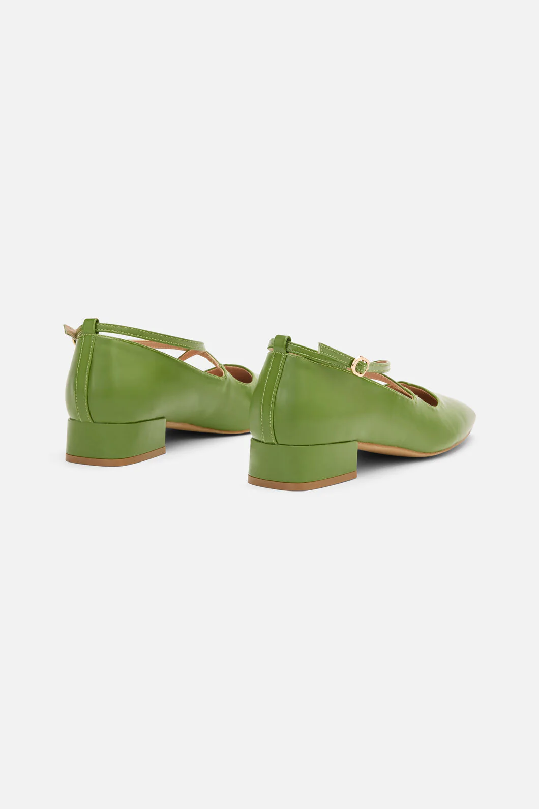 Green Patent Heart Heel - Image 4