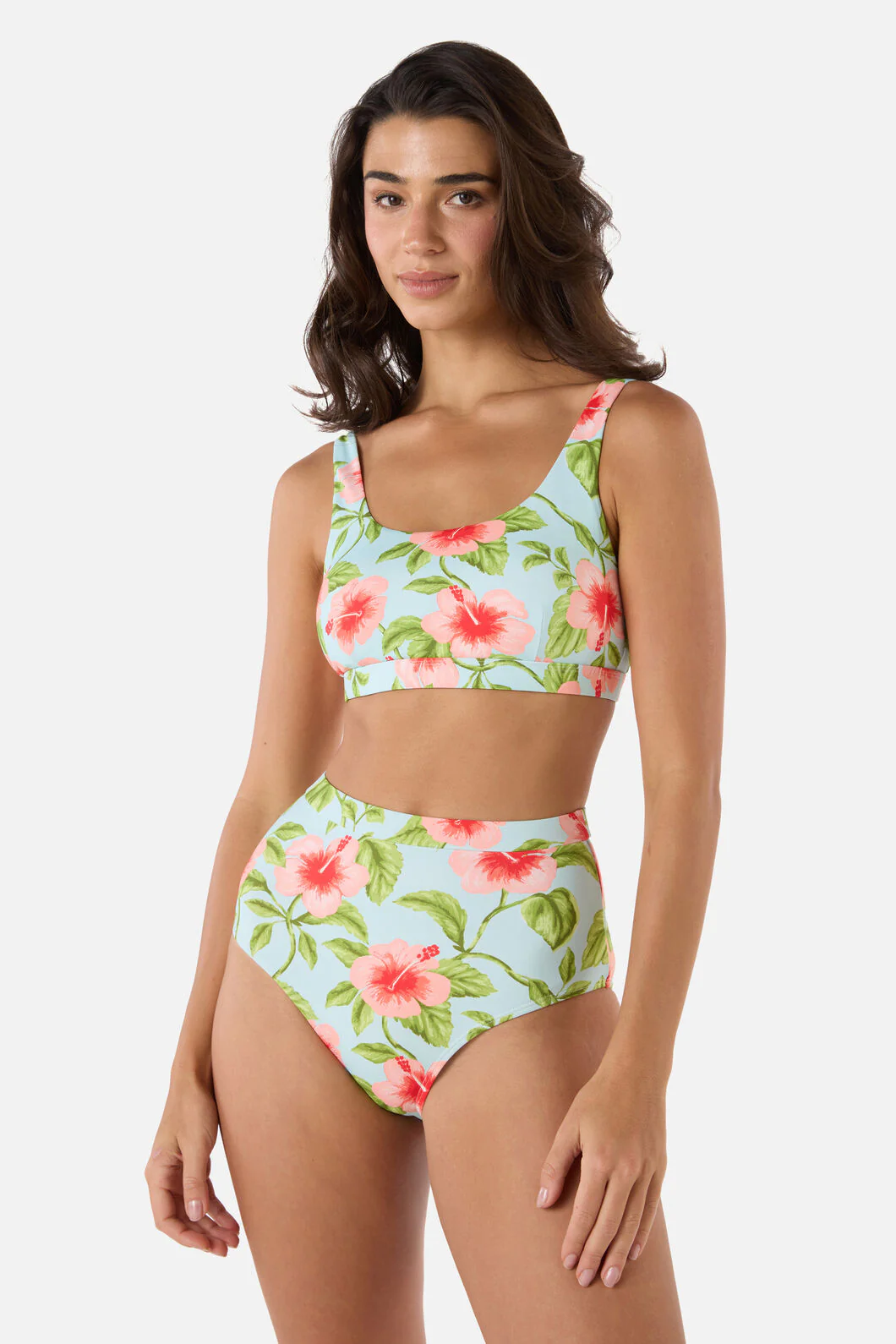 Hibiscus Bikini Top