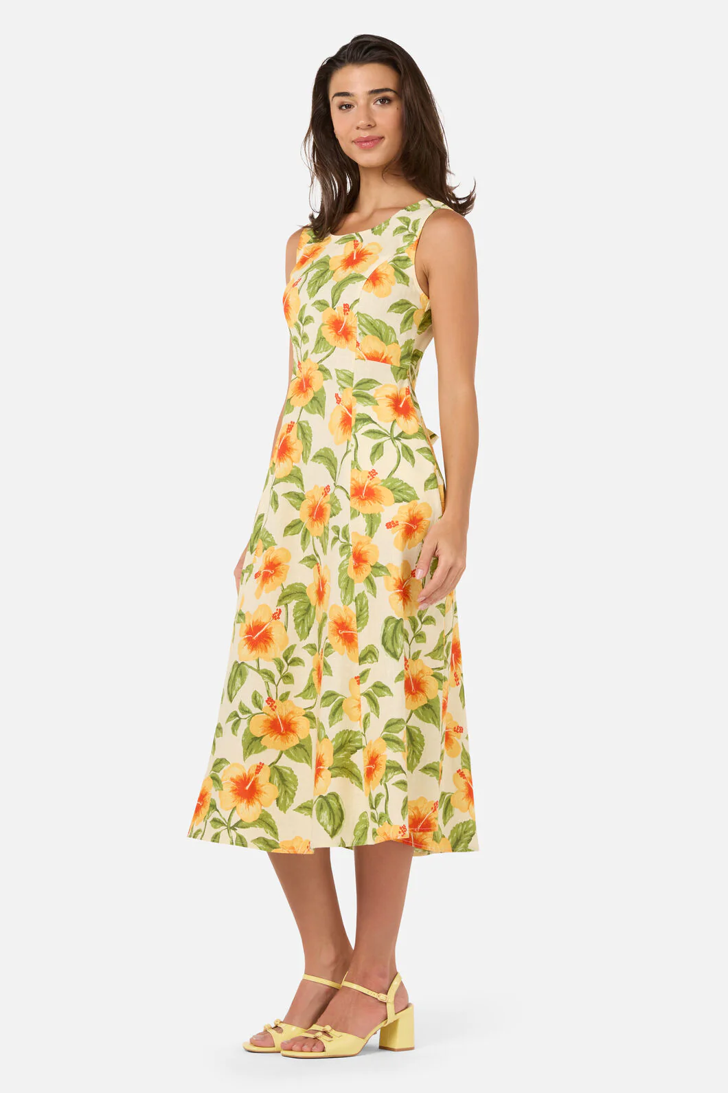 Hibiscus Summer Midi Dress - Image 6