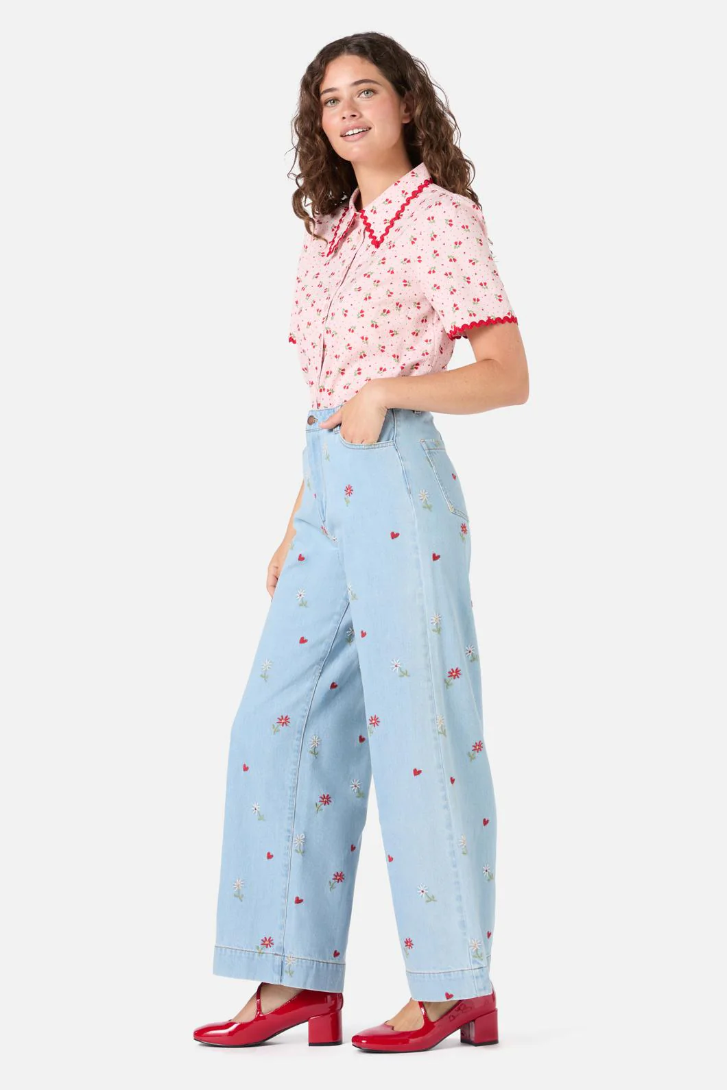 Holly Short Sleeve Blouse - Image 3