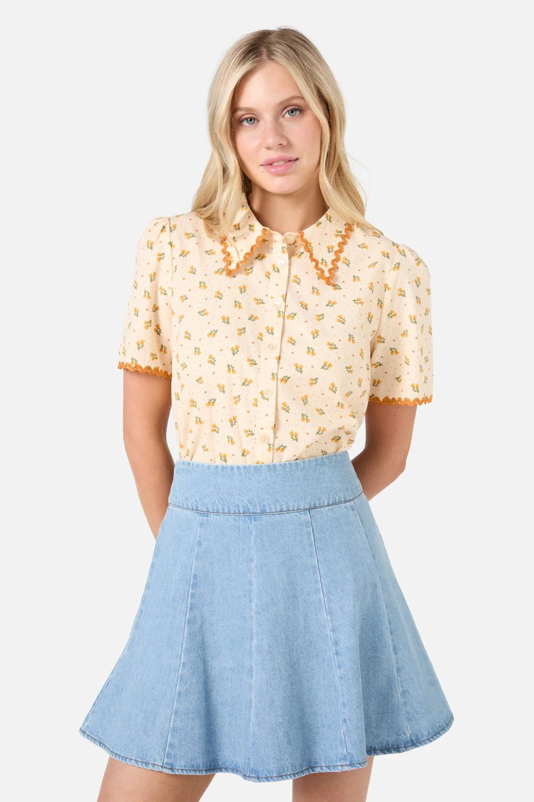 Holly Short Sleeve Blouse - Image 7