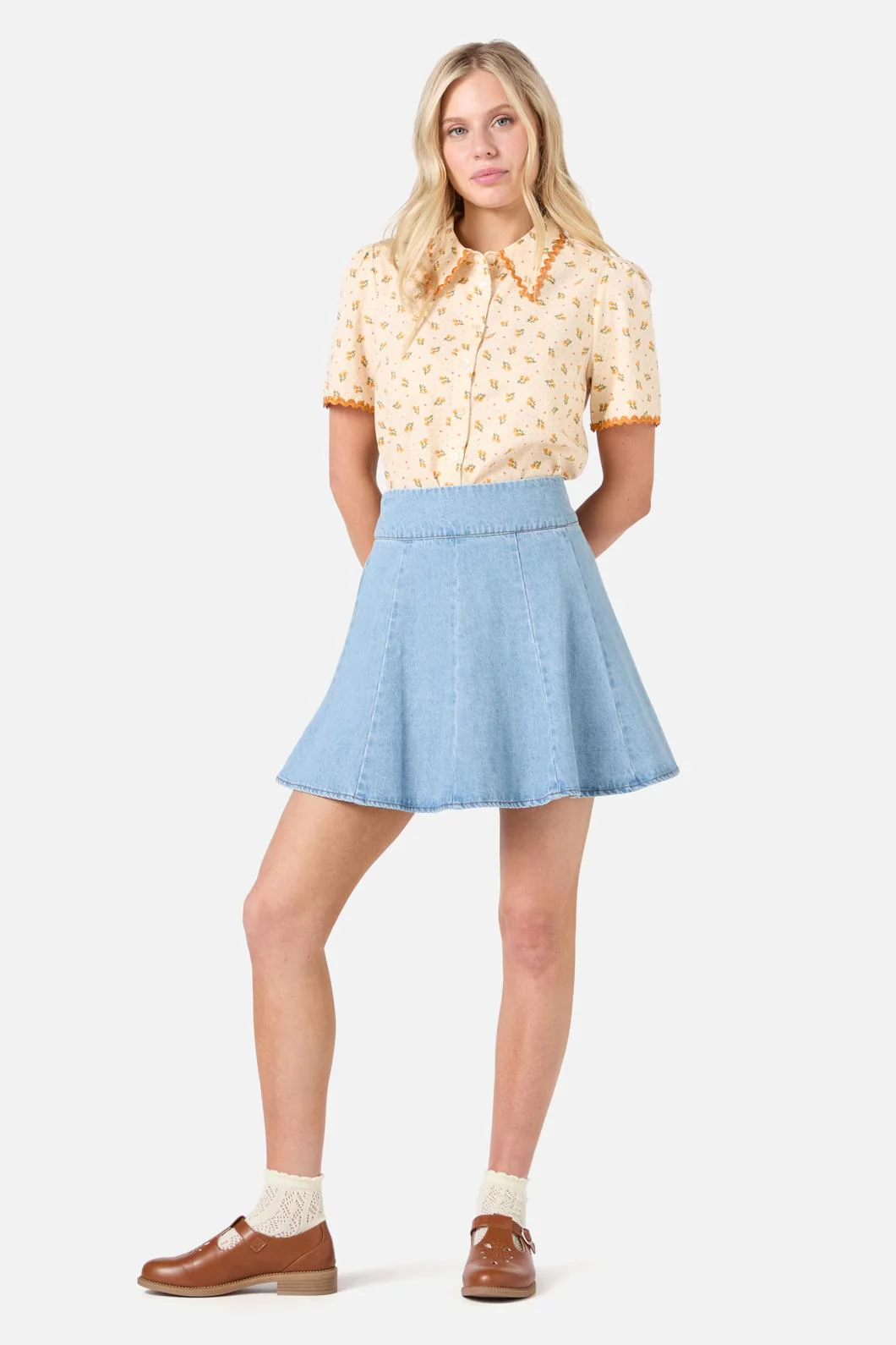 Holly Short Sleeve Blouse - Image 9