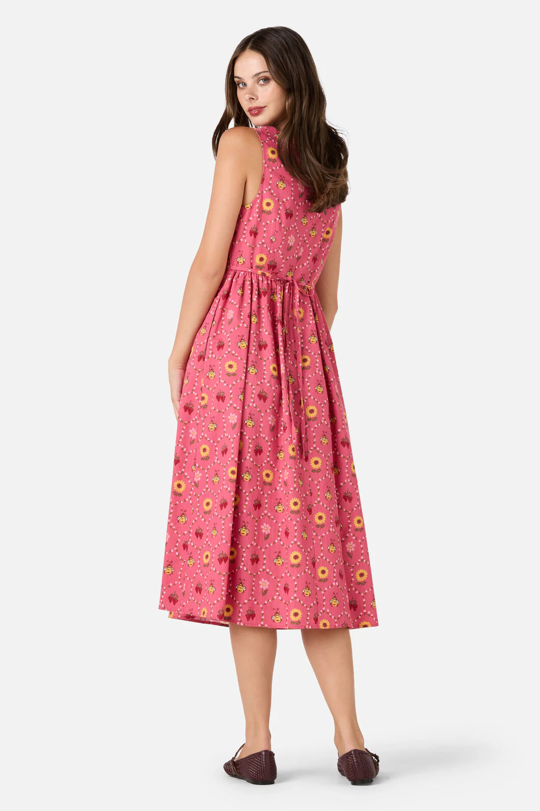 Honey Bee Hive Midi Dress - Image 5