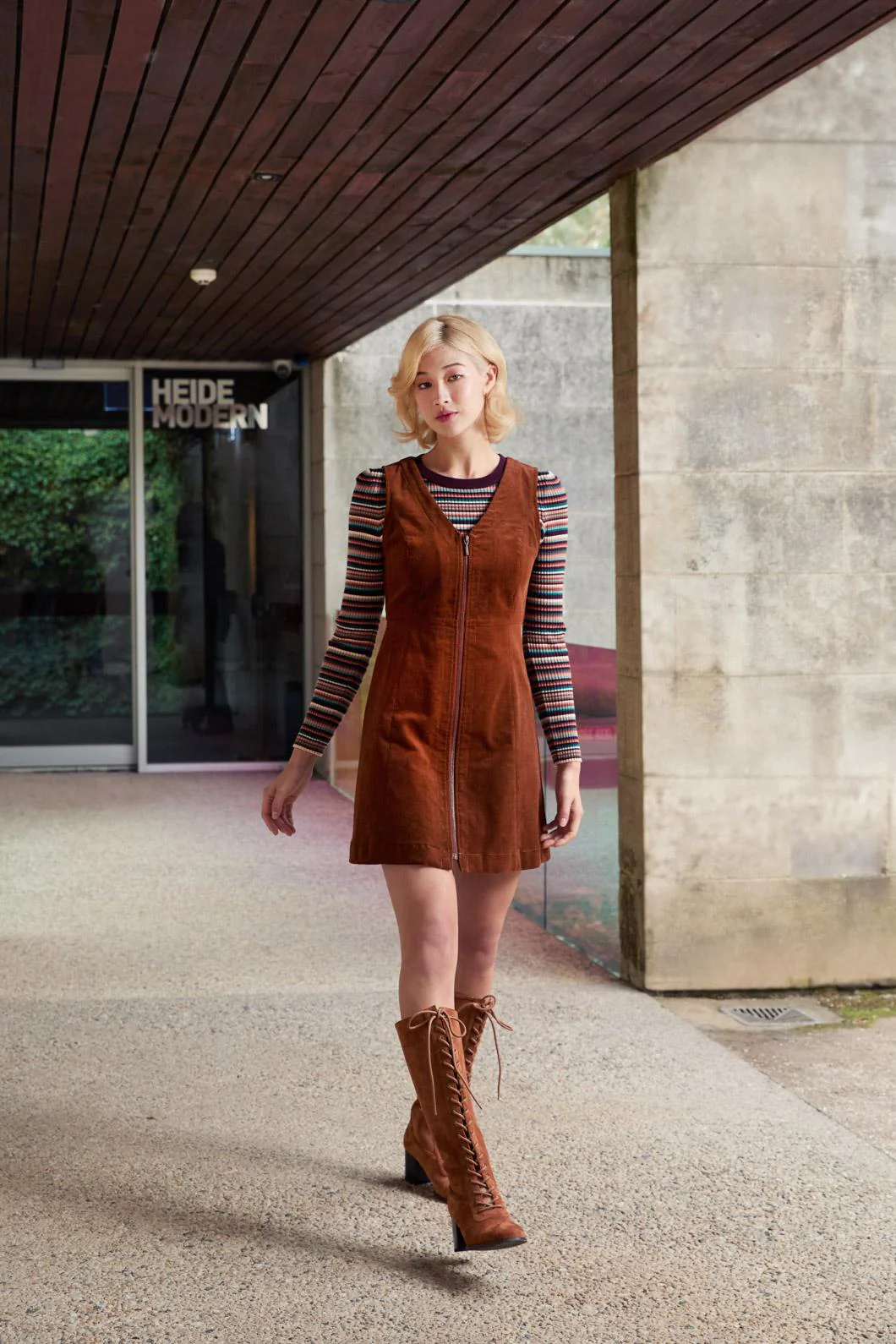 Honey Cord Pinafore - Image 2