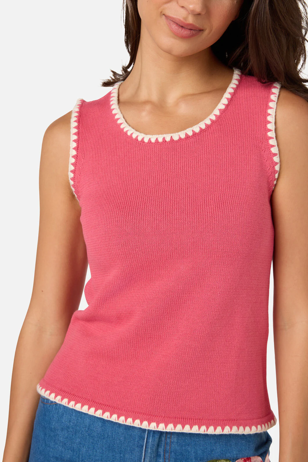 Imogen Blanket Stitch Knit Top - Image 10