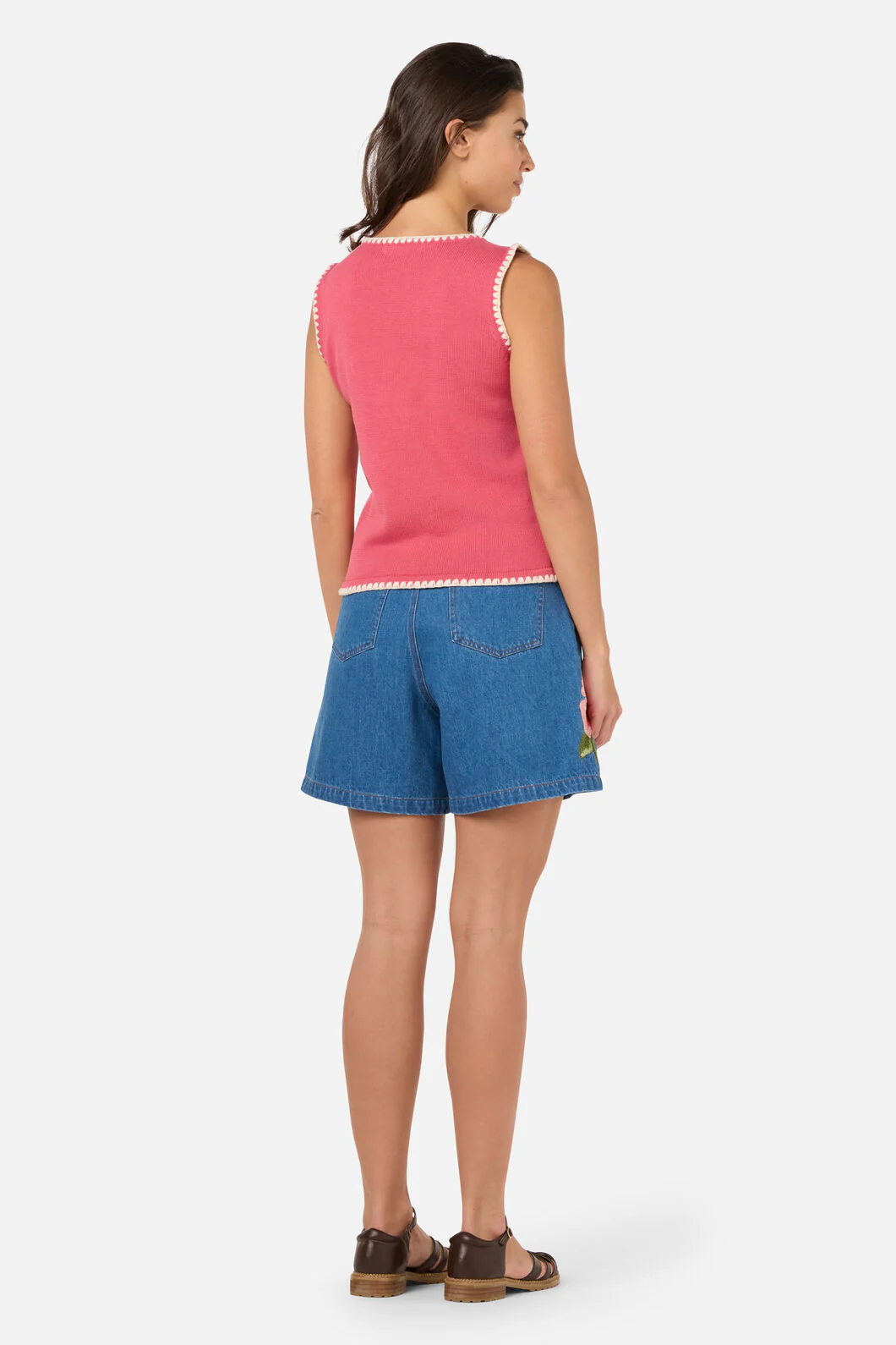 Imogen Blanket Stitch Knit Top - Image 9