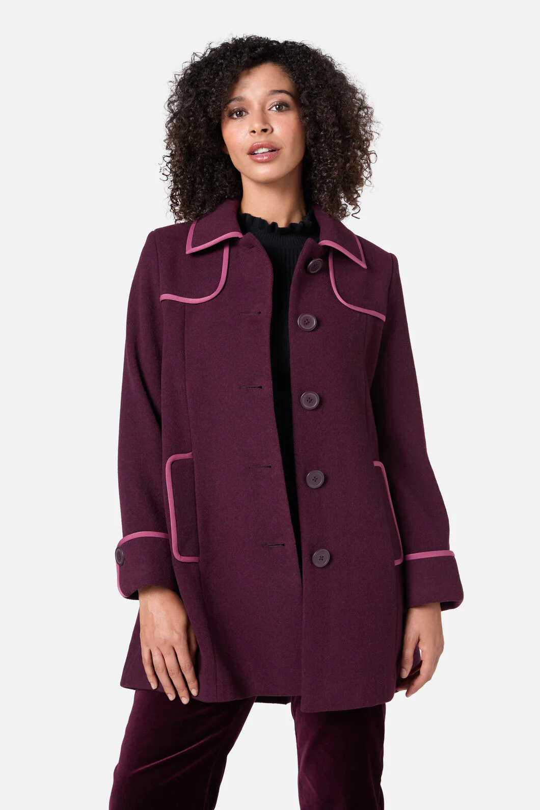 Jackie Wool Blend Coat - Image 2