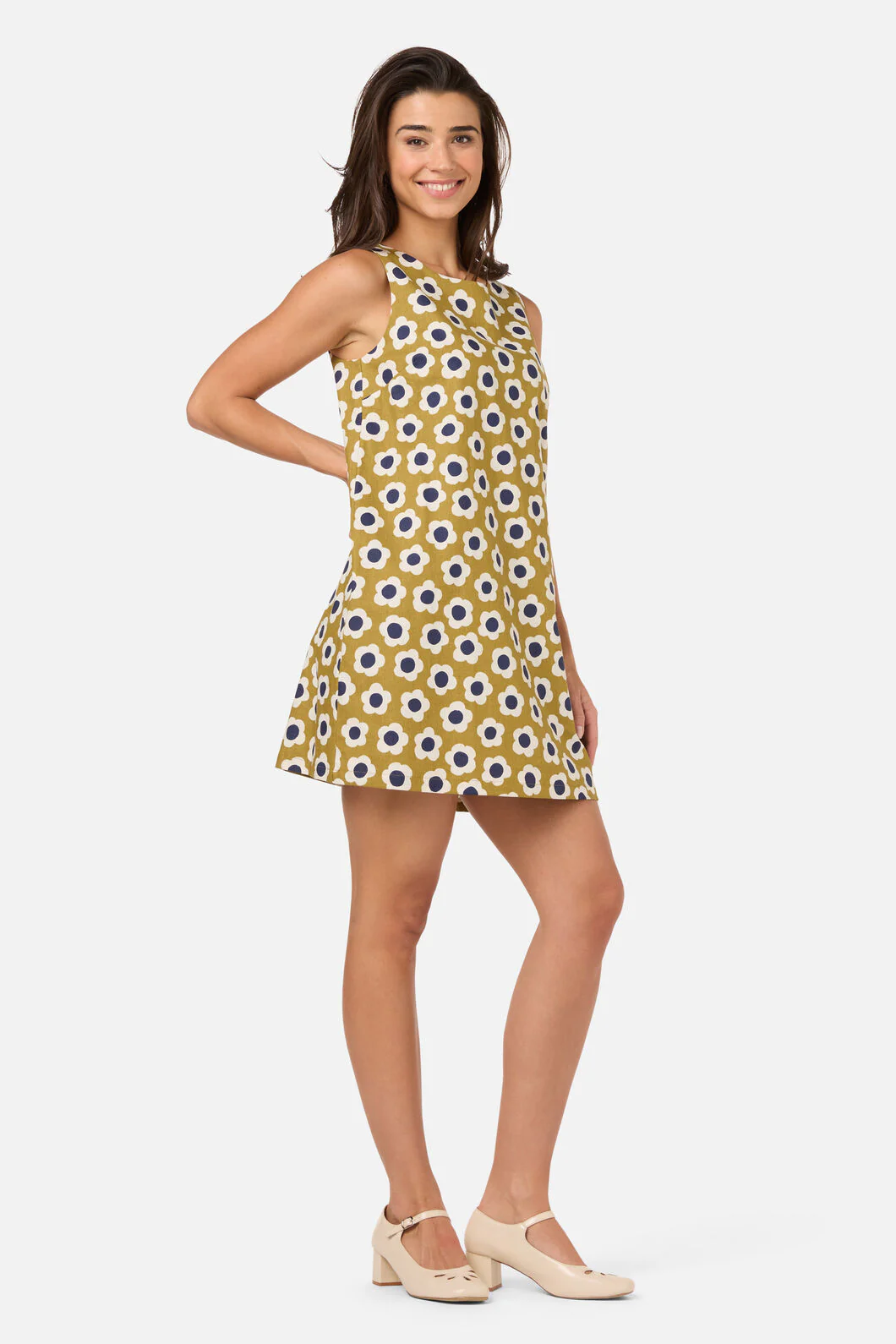 Janie 60'S Mini Shift Dress - Image 5