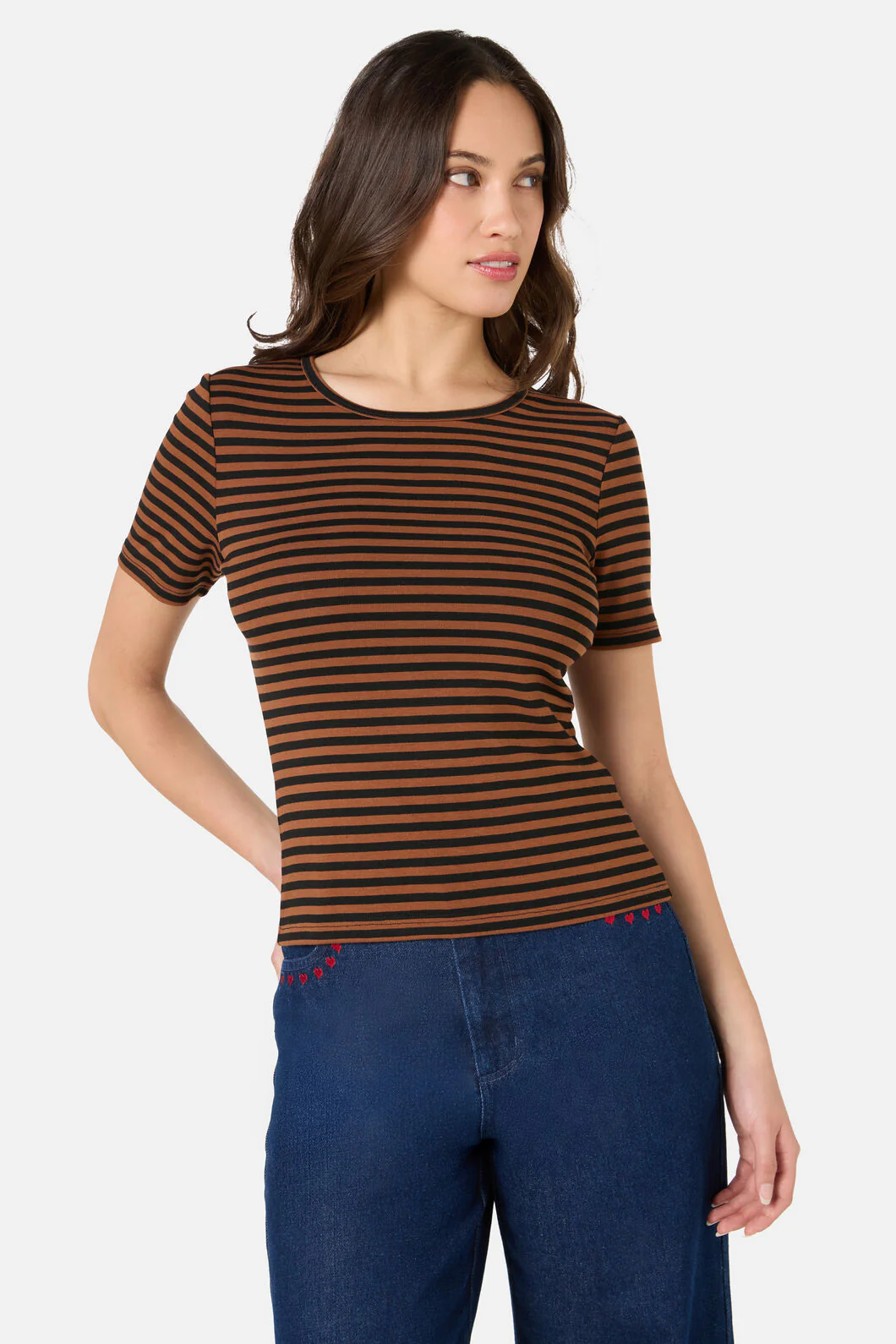 Jennifer Stripe Tee