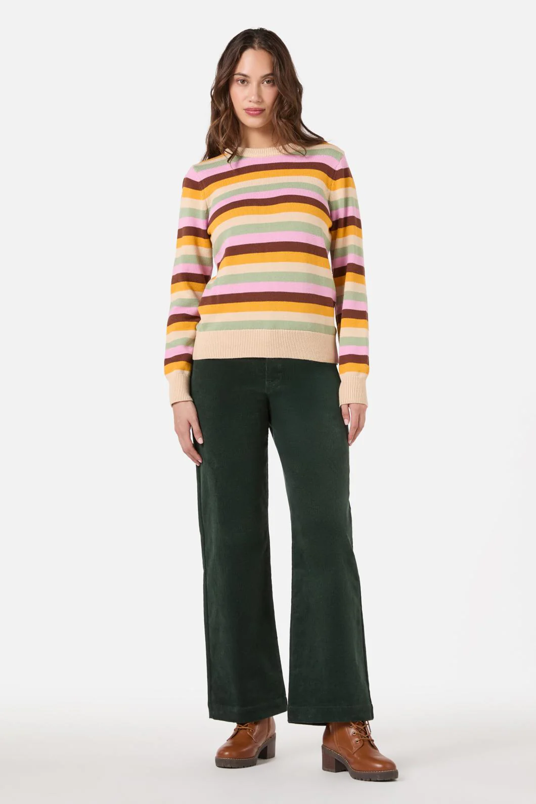 Jill Stripe Knit Jumper - Image 2