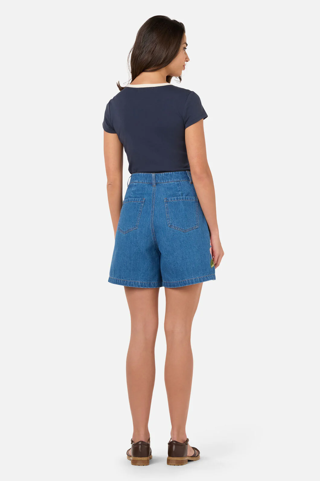 Jodie Contrast Bind Ringer Tee - Image 4