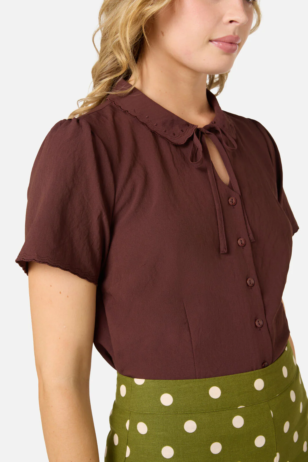 Josie Short Sleeve Blouse - Image 7