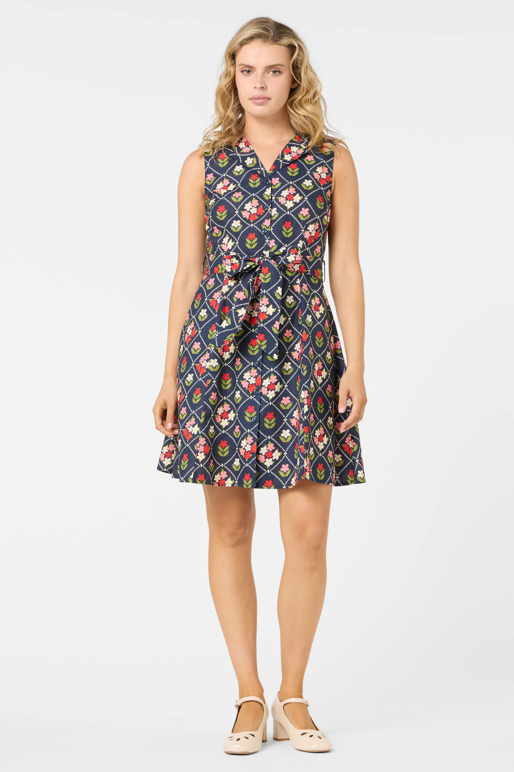 Judy Collar Mini Dress - Image 2