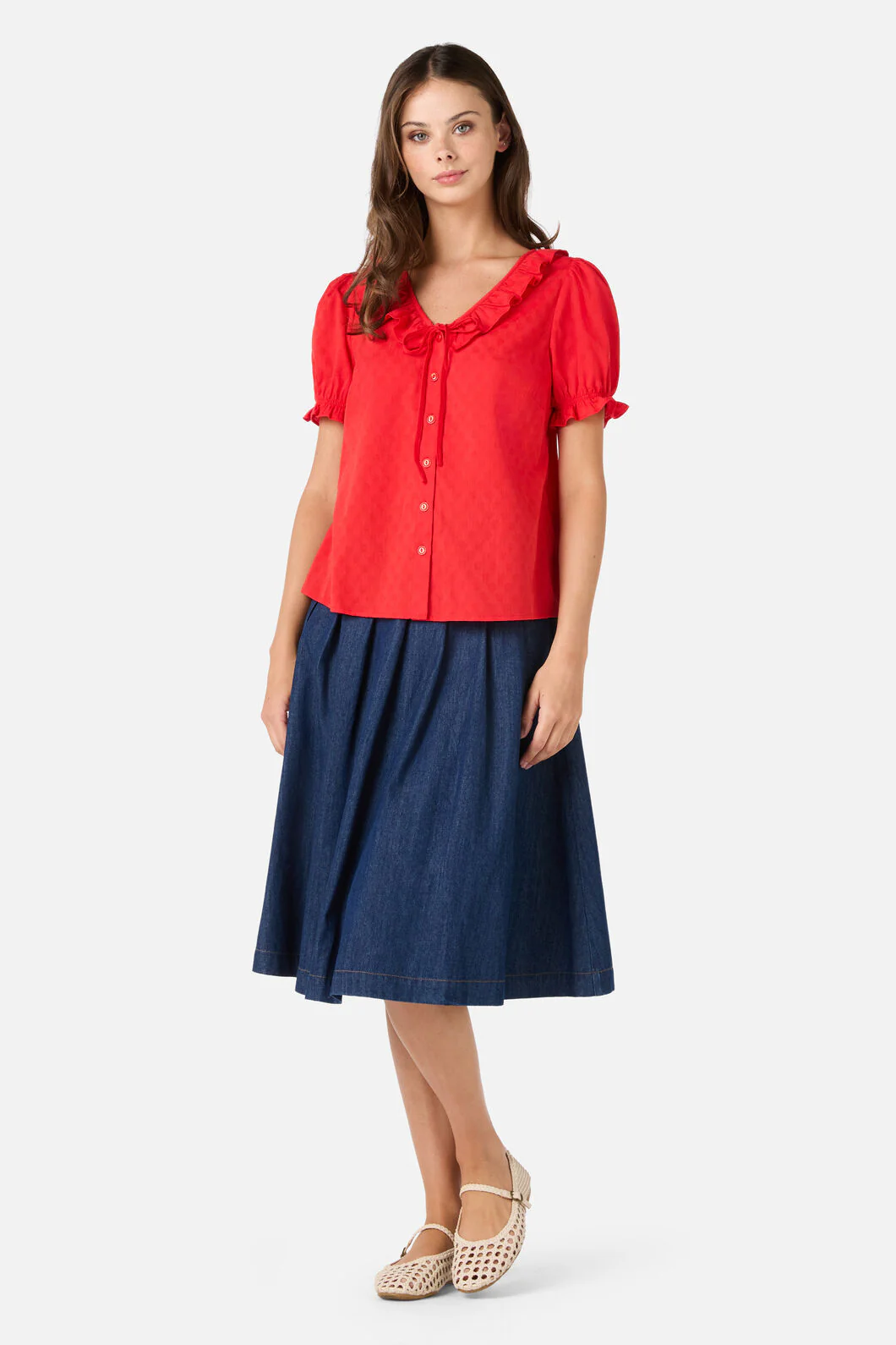 Kayla Ruffle Blouse - Image 3