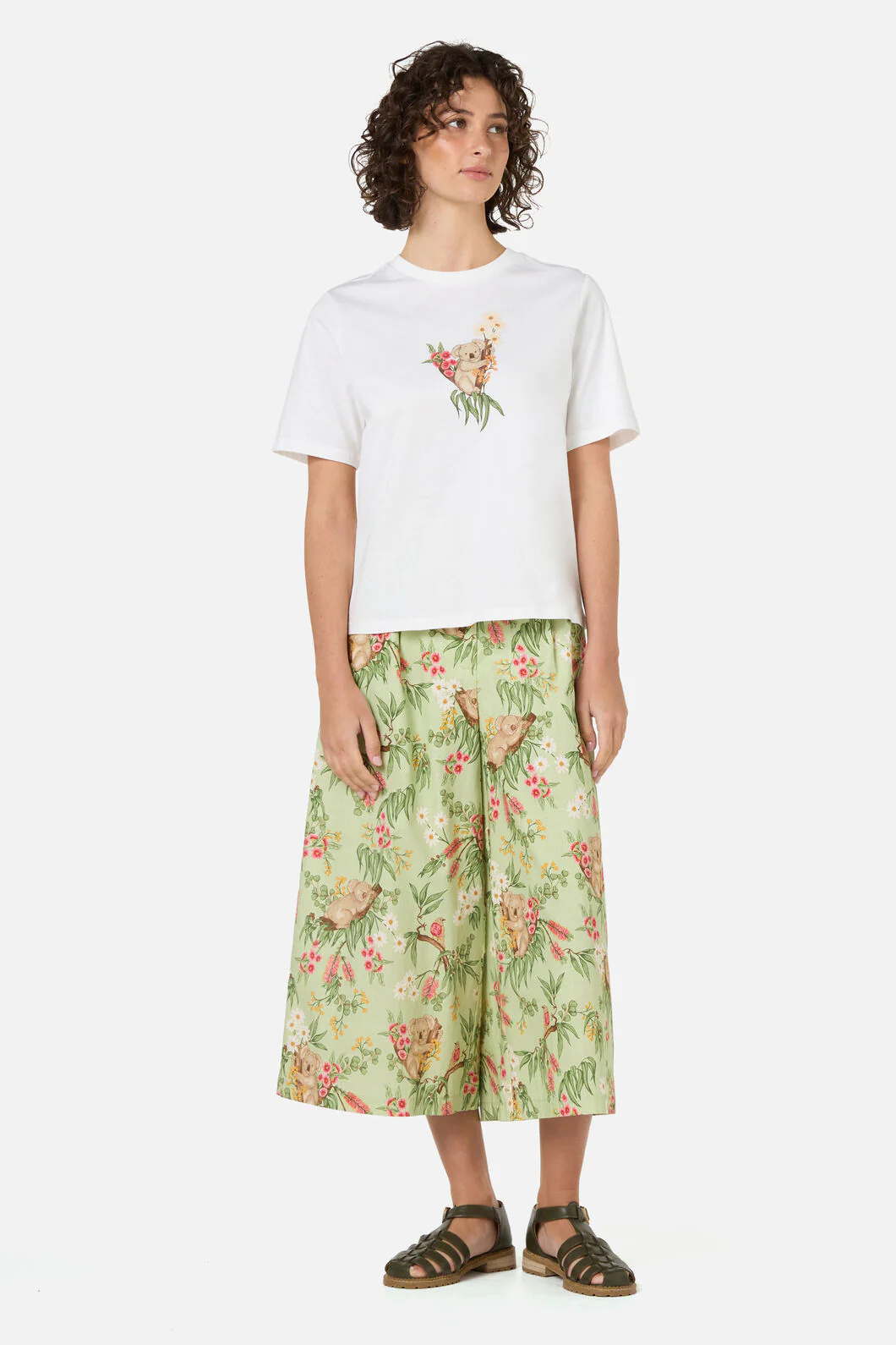 Koala Print Relaxed Tee - Image 2