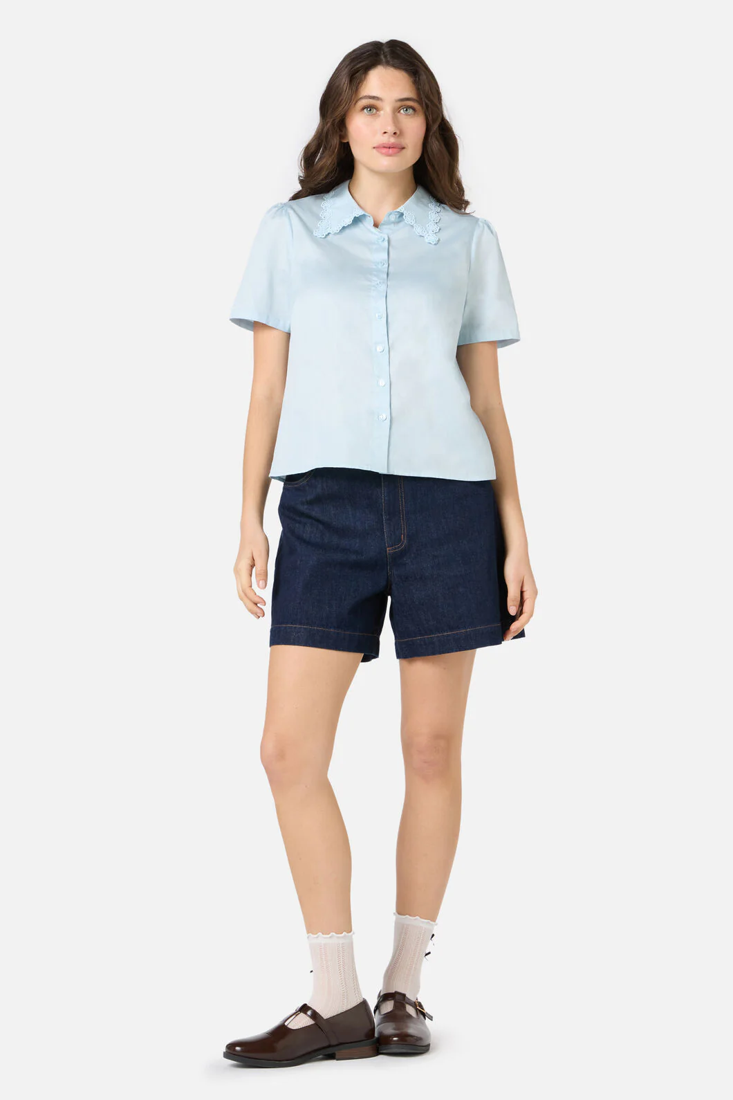Lacey Collar Blouse - Image 8