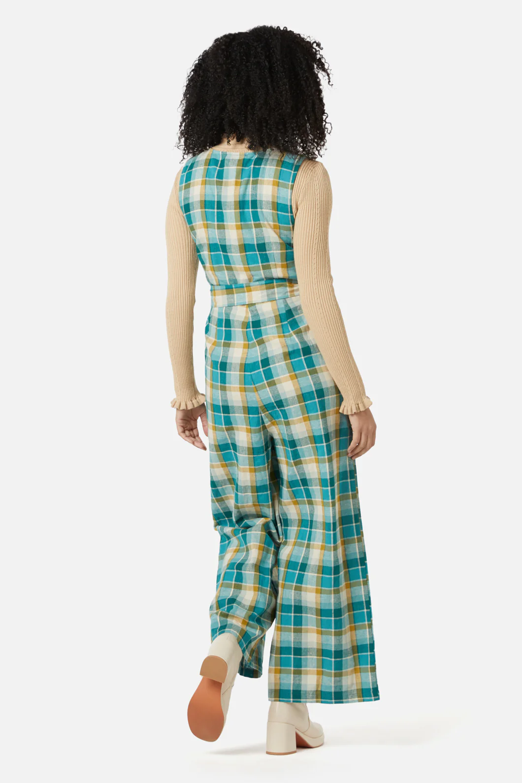 Laura Check Jumpsuit - Image 5