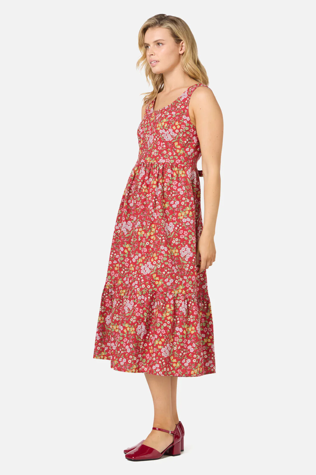 Libby Bee Ditsy Midi Dress - Image 5