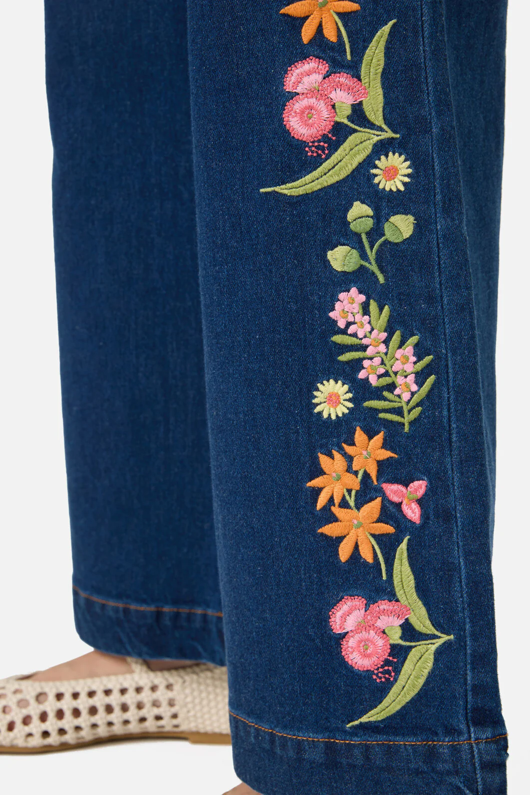 Liberty Native Emb Denim Jean - Image 6