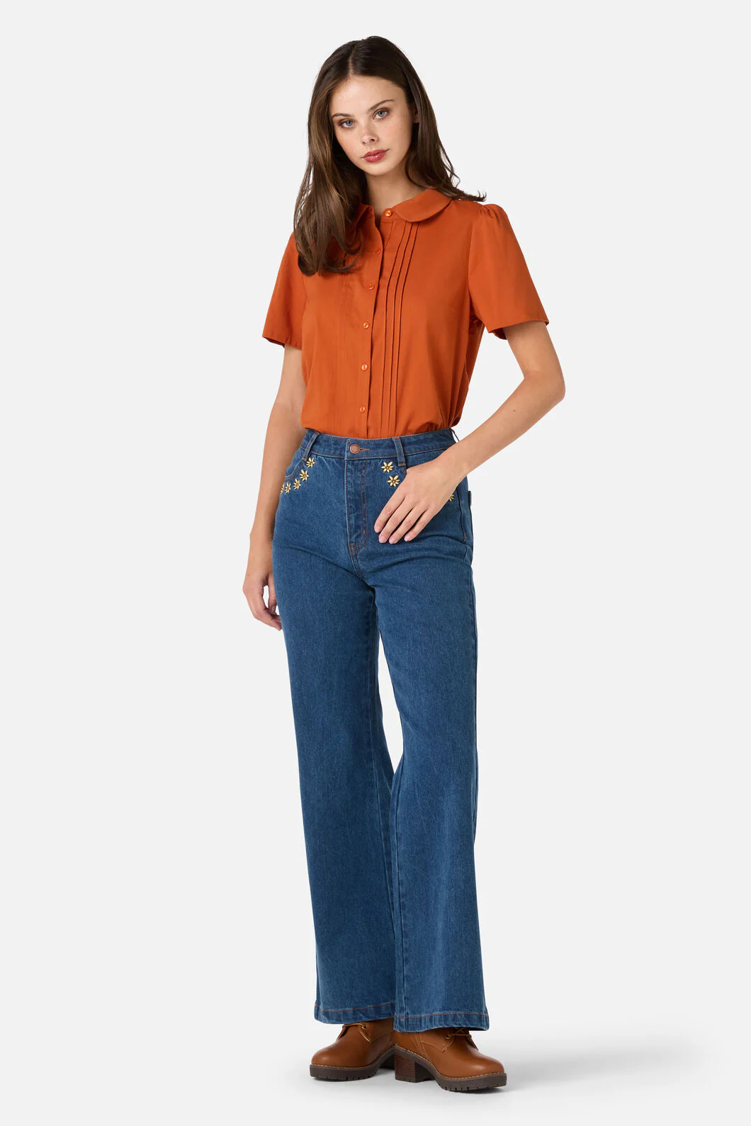 Lizzy Short Sleeve Blouse - Image 8