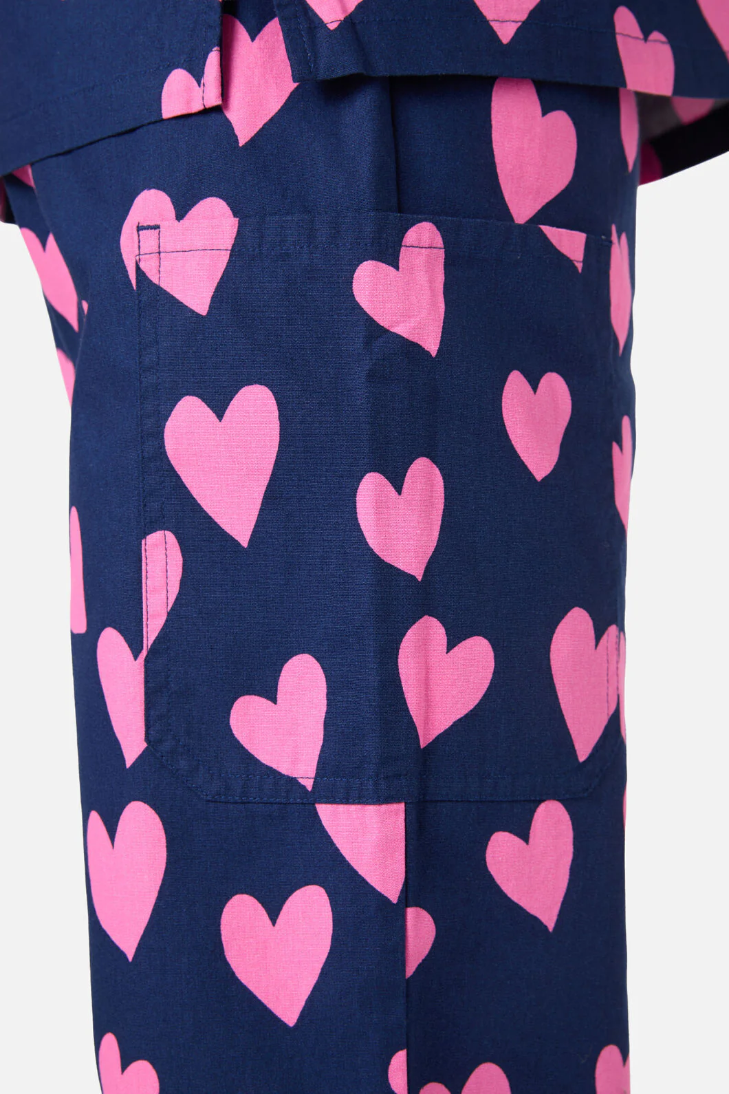 Love Hearts Navy Scrub Set - Image 9