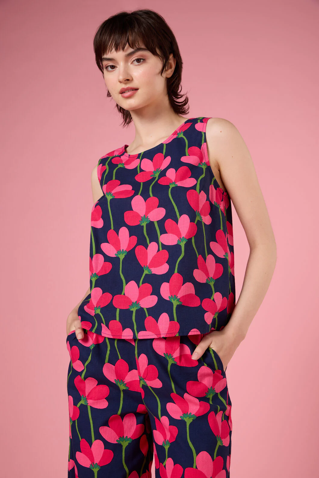 Lulu Flower Shell Top - Image 2