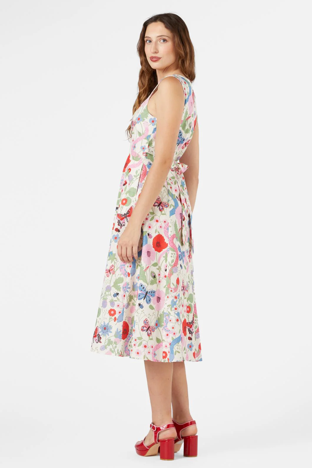 Luna Snake Midi Dress - Image 5