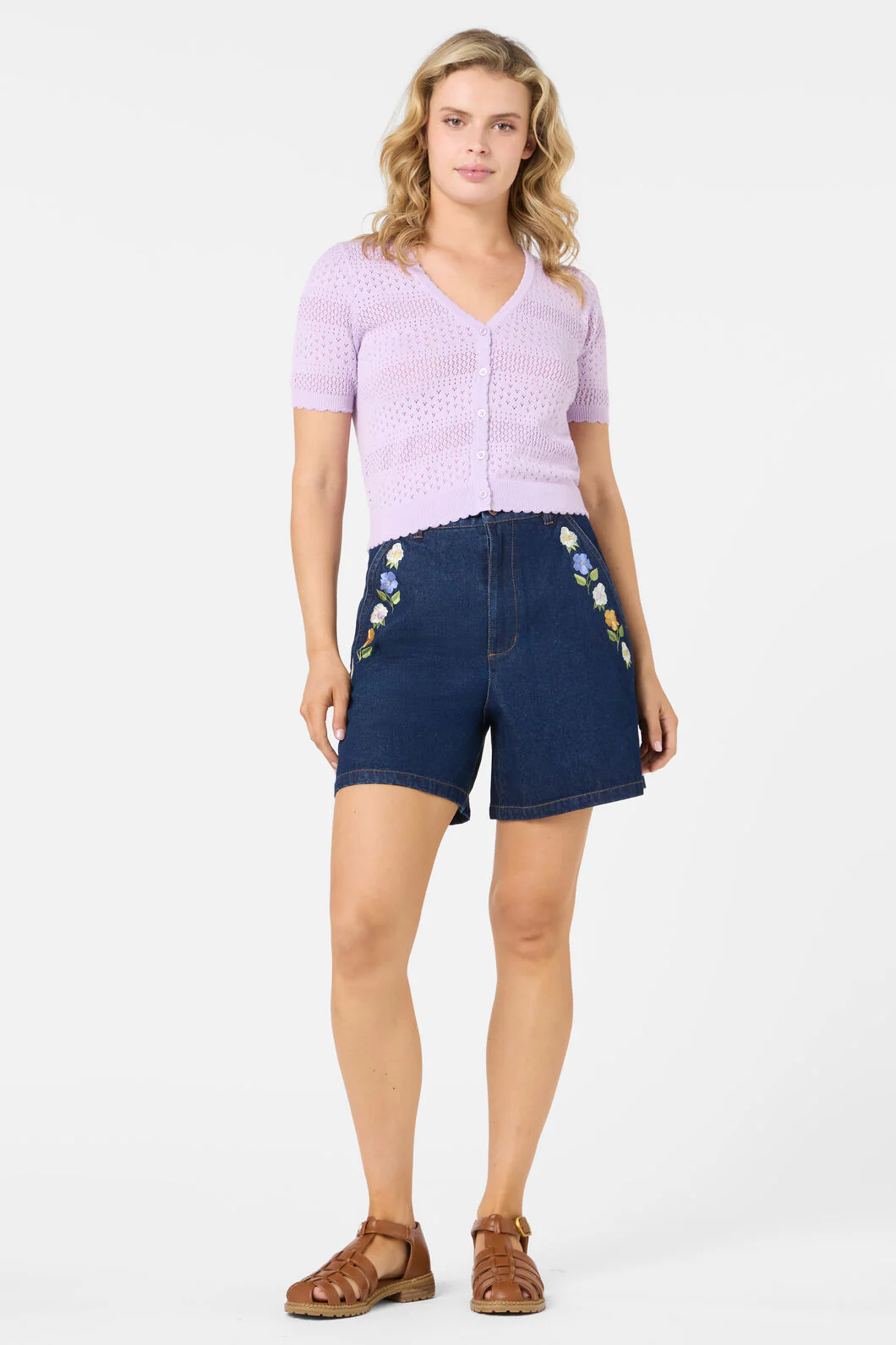 Mae Short Sleeve Cardigan - Image 11
