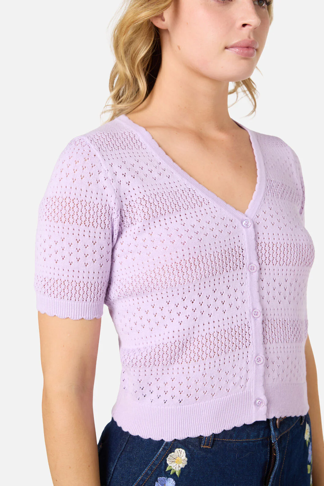 Mae Short Sleeve Cardigan - Image 14