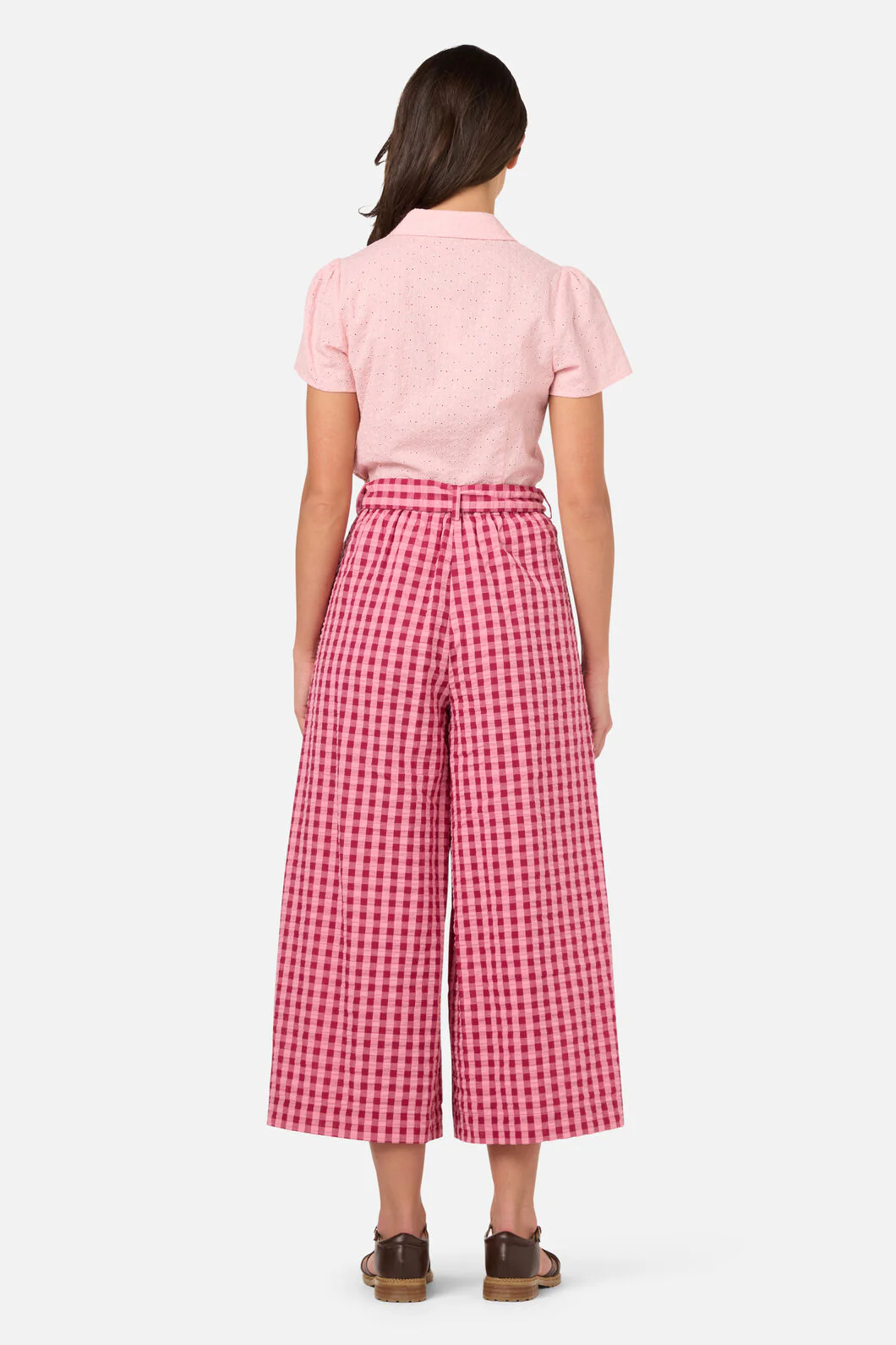 Margot Check Culotte - Image 4