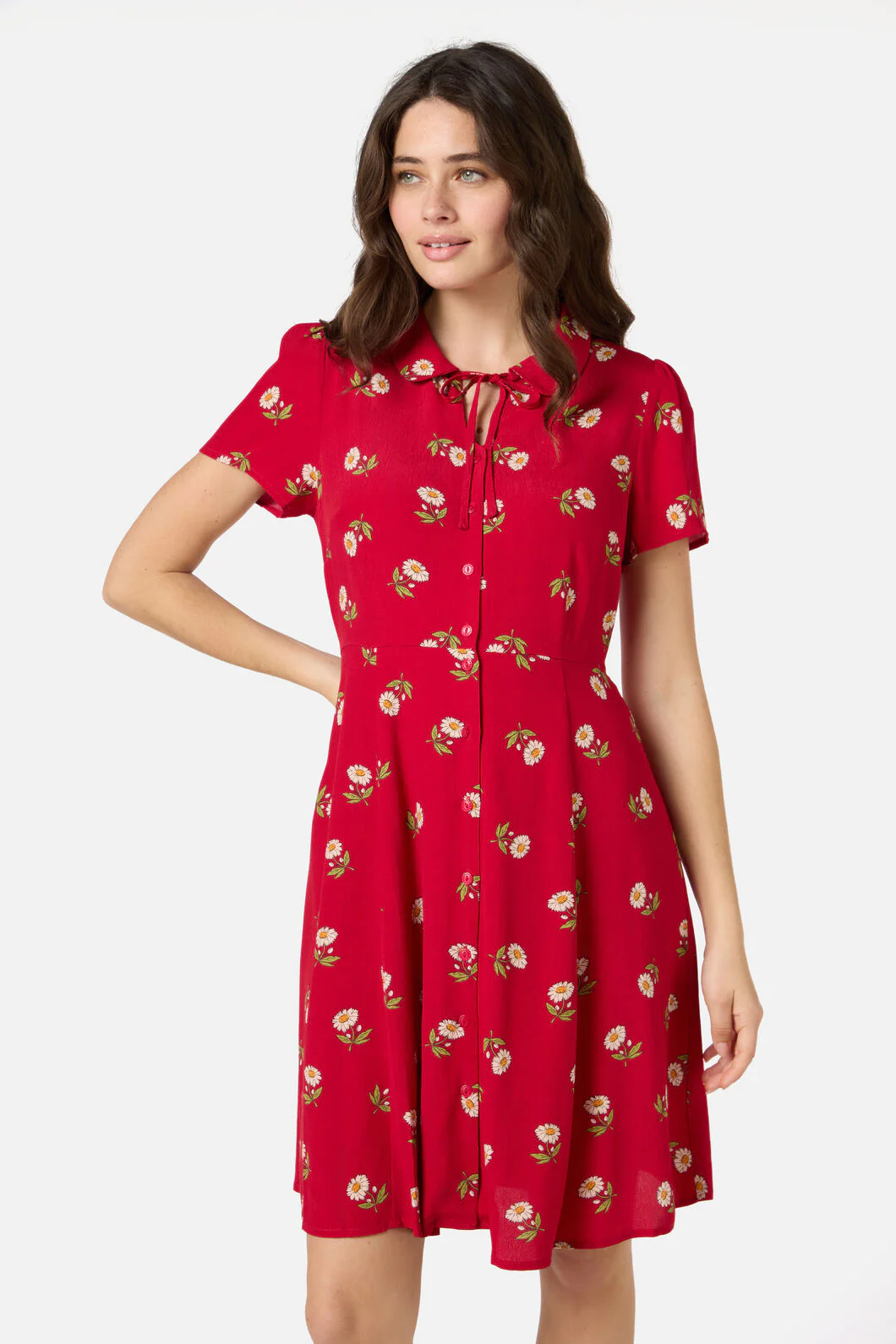 Marguerite Daisy Mini Dress - Image 3